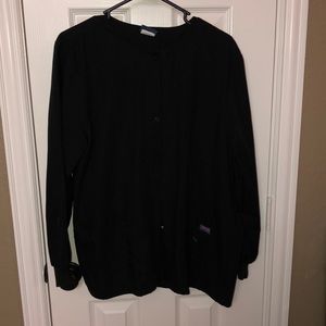 Cherokee M scrub jacket with 2 pockets snap down